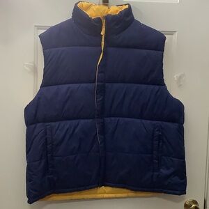 Athletic Works Dark Blue and Yellow Vest